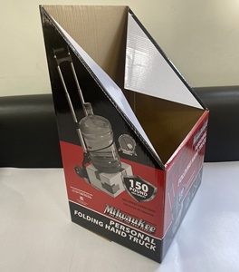 Caja de papel Kraft con logotipo personalizado reciclable ecológico Laminación mate Embalaje rígido duradero Peluca Envío Uso en supermercado - Product Image 1