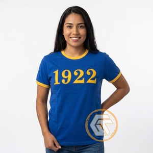 Camiseta Personalizada de la Hermandad Femenina Sigma Gamma Rho, 100% Algodón Jersey, Manga Corta, Cuello Redondo, Transpirable, Ecológica, de Secado Rápido para Verano - Product Image 2