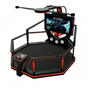 Plateforme de réalité virtuelle 8D à 360 degrés pour la marche dans l'espace, équipement éducatif multijoueur pour salle d'exposition de réalité virtuelle, idéal pour les jeux de combat - Product Image 1