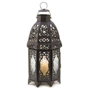 Farol de metal de primera calidad fabricado en India con fina artesanía y acabado duradero. Diseñado para iluminación decorativa - Product Image 1