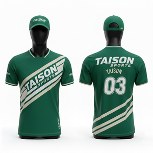 Camiseta de Tenis para Hombre, 160 GSM, Tejido de Poliéster Transpirable, Color Granate y Azul Cielo, Diseño de Paneles Diagonales, Logotipo Personalizado por Sublimación - Product Image 3