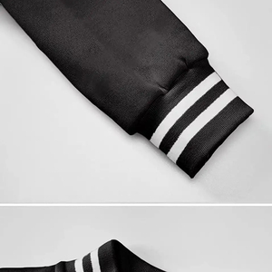 Women Varsity Bomber <b>Jacket</b> Custom Team Letterman <b>Jacket</b> Wool Fish <b>Leather</b> <b>Winter</b> Logo OEM Wholesale Factory Private Label - Product Image 5
