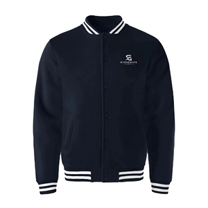 เสื้อแจ็คเก็ตเบสบอล Letterman สำหรับผู้ชาย ทรงสลิมฟิต สไตล์ลำลองแนวสตรีทแวร์ เสื้อแจ็คเก็ตเบสบอล Letterman สำหรับผู้ชาย ผ้าฝ้ายลำลอง - Product Image 1