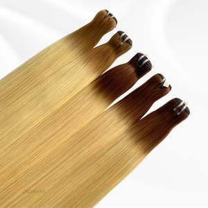 Trama de cabello sin enredos que se caen Envío a todo el mundo Precio al por mayor Color personalizable Extensiones de cabello Remy Crudo Sin procesar - Product Image 6