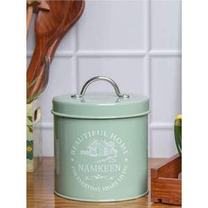 Metal Canister Food Storage Tin Decorative Kitchen Organizer Dishwasher Safe Modern Design Storage <b>Box</b> <b>Set</b> - Product Image 5