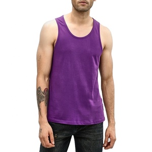 Factory High Quality Mens Plain Color Gym Breathable Quick Dry Mesh <b>Vest</b> Bodybuilding <b>Stringer</b> Tank Top Train Active Wear - Product Image 1