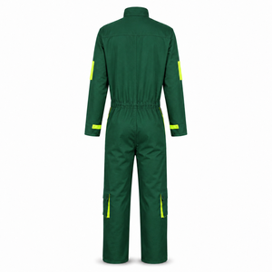Combinaison de travail pour homme avec logo personnalisé OEM, durable, respirante, en tissu sergé de coton, multi-poches, pour l'entretien industriel en usine - Product Image 3