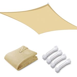 Tenda Parasole Rettangolare Beige 13 X 10 - Elegante Prodotto per Esterni - Product Image 1