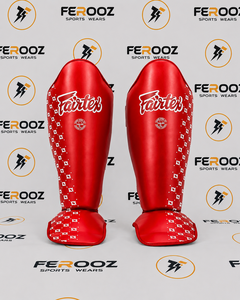 อุปกรณ์ป้องกันหน้าแข้ง Fairtex ทำจากหนัง อุปกรณ์กีฬา ป้องกันขา ป้องกันหน้าแข้งและหลังเท้า อุปกรณ์ป้องกันเท้า - Product Image 2