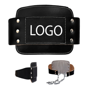 100% Original Leather Adjustable Dipping Belt with Buckle Closure Heavy Duty <b>Back</b> <b>Support</b> for Fitness Weight Leather Dip Belt - Product Image 6