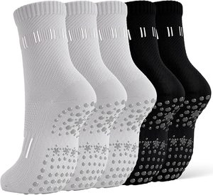 Pilates <b>Socks</b> With <b>Grips</b> for Women Cute Non Slip Crew Gripper Yoga <b>Sock</b>-Grippy Sticky for Hospital/Dance Barre/Workout - Product Image 1
