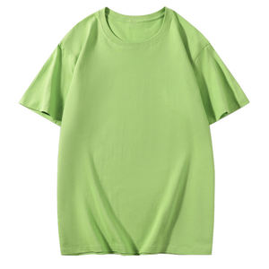 เสื้อยืดคอกลมสีพื้นผ้าฝ้ายแท้ 180 กรัมทรงหลวมแขนสั้น ผลิตในบังกลาเทศและจีน ราคาโรงงาน รับผลิตเสื้อยืดขายส่งตามสั่ง - Product Image 5