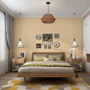 Papel Tapiz Autoadhesivo Color Beige Dorado, 15.7'' x 118'', Textura de Seda en Relieve, para Gabinetes y Muebles, Removible, Elegante - Product Image 5
