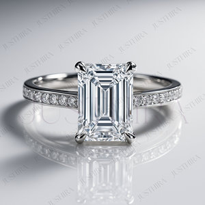 Anillo de Diamantes Radiantes de Alta Calidad con Corte de Pera en Plata de Ley 925 para Mujer, Joyería de Moda Disponible a Precio de Exportación - Product Image 1