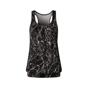 Breathable Lightweight Womens Tank <b>Top</b> Customizable Fitness Vest Athletic Wear For Yoga And Exercise Sessions - Product Image 4