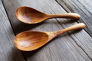Handmade Wooden Spoons Set 2 Kitchen Utensils Dishwasher Safe High Heat Resistant Eco-Friendly Lightweight Non-Stick Food Safe - Product Image 4