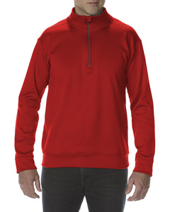 Sudadera de moda para hombre con media cremallera, forro polar, tejido, logotipo personalizado, cuello alto, cremallera de cuarto, transpirable, estampado digital, para invierno 2026 - Product Image 2