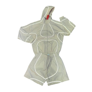 Nouvelle Collection 2026 : Ensemble Survêtement Homme Sportif d'Extérieur – Veste Coupe-Vent Zippée en Polyester et Nylon avec Piping et Short - Product Image 4