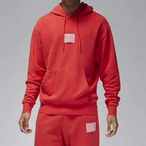 Sudadera con Capucha y Cremallera para Hombre, Diseño Exclusivo con Logotipo Personalizado, Color Rojo Liso, Forro Polar de Algodón Grueso, Nuevo Diseño 2026 - Product Image 1