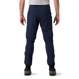 Pantalon de VTT BMX imperméable, respirant, séchage rapide, 220g polyester coton, bleu marine, coupe droite, poids moyen - Product Image 4