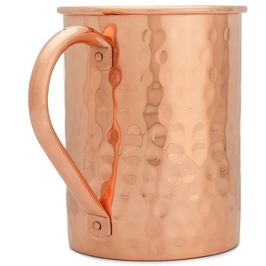 Traditional Hand-Hammered Luxury <b>Copper</b> <b>Mug</b> for Home Barware and Moscow Mule Use Customizable - Product Image 4