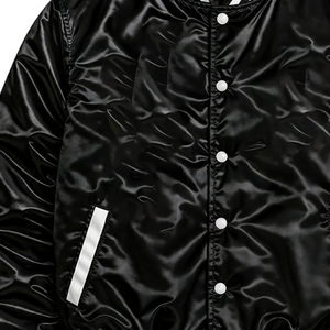 Custom ZPB Satin Bomber Varsity <b>Jacket</b> High Quality Breathable Eco-Friendly Lightweight Unisex Sorority Apparel OEM Manufacturer - Product Image 2