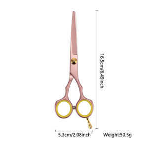 Ciseaux à cheveux professionnels en acier inoxydable, vente en gros de ciseaux pour coiffeurs - Product Image 6