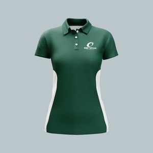 Polo de Mujer de Tejido de Punto con Diseño de Última Moda, Logotipo Personalizado, Alta Calidad, Transpirable, 100% Algodón, Ropa Casual, Detección de Agujas - Product Image 4