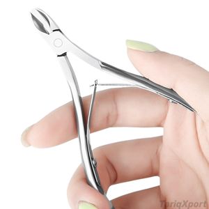 Wholesale Professional Salon Manicure Pedicure Premium High-Grade Durable Stainless Steel Curved Cuticle Nail Clipper Toenail - Product Image 5