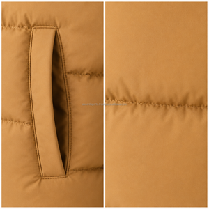 Men <b>Warm</b> Winter Puffer Jacket Premium Quilted Lightweight Outdoor Casual Insulated Zip Up Coat Wholesale OEM - Product Image 4