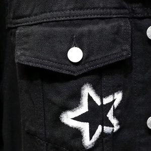 Vestes en jean pour hommes les plus vendues, à manches longues, fermeture boutonnée confortable, pour l'hiver, à bas prix, service OEM - Product Image 4