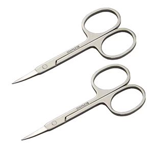 TariqXport Small Straight Stainless Steel Sharp Blade Tip Manicure Beauty Scissors Russian Style Eco-friendly <b>Nail</b> Art <b>Tool</b> - Product Image 1