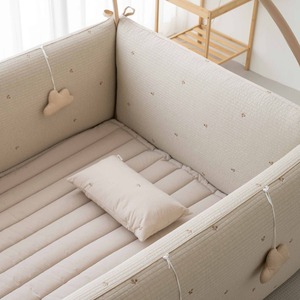 [S.P Company] Newborn Nest Bedding 100% Cotton Baby Bumper <b>Bed</b> with Pigment Embroidery Lolbaby - Product Image 1
