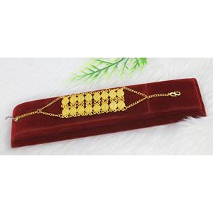 Joyería de latón de lujo, accesorios de mano chapados en oro puro para boda, pulsera de mano de Dubái África India para mujeres y niñas - Product Image 5