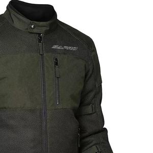 Chaqueta de moto de verano para hombre, aprobado por la CE, Armorr, paneles de malla transpirable, forro impermeable, soporte para montar en verano, bajo MOQ - Product Image 3