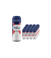 Bière de blé française Kronenbourg 1664 Blanc fiable, 24 bouteilles par carton, export