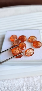 Pierre de soleil naturelle en vrac, vente en gros | Fournisseur en gros de pierres précieuses de qualité AAA+, ovales, 6x8 à 10x12 mm, pour la fabrication de bijoux. - Product Image 6