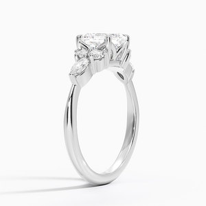 แหวน BOJ รุ่น 043 ทรง Asscher เงินแท้ 925 ประดับเพชร Luxe Nadia และชุบโรเดียม แหวนแต่งงาน 2 กะรัต สี D ความสะอาด VVS1 มอยส์ซาไนต์ รับรองโดย GRA - Product Image 2