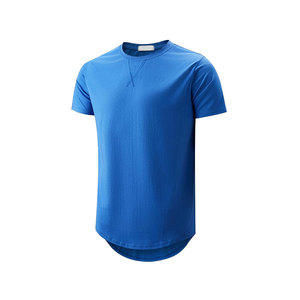 T-shirt à manches courtes pour homme, imprimé numérique abstrait, col rond, coupe ample, longueur normale, décontracté, tricoté, respirant, 300g coton/bambou - Product Image 1