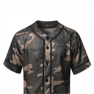 Maillot de baseball professionnel respirant sublimé, entièrement boutonné, impression personnalisée, uniforme d'équipe pour les sports du secondaire - Product Image 6