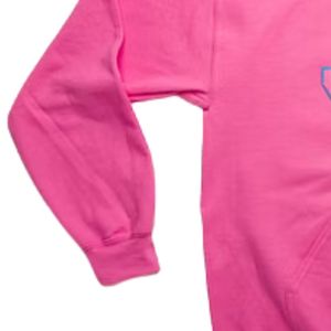 เสื้อฮู้ดพิมพ์ลายกราฟิก JJOA สีชมพูร้อนแรง แขนยาว พิมพ์ตัวอักษรขนาดใหญ่ มีกระเป๋าจิงโจ้ สวมใส่สบายๆ ทรงหลวม เหมาะกับทุกโอกาส - Product Image 2
