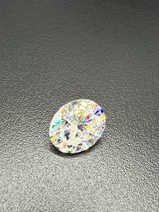 Diamant blanc ovale sur mesure, cultivé en laboratoire, sans défaut, pour la création de bijoux, diamant CVD poli à la main, étincelant. - Product Image 2
