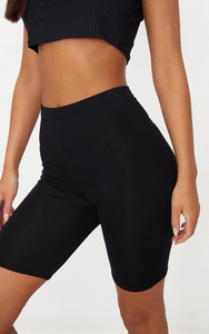 Shorts de sport pour femmes de haute qualité en polyester/coton, taille élastique, taille haute, respirants, compressifs, pour la remise en forme et le sport - Product Image 5