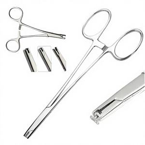 Pinzas de sujeción de acero inoxidable de alta calidad para perforaciones corporales, pulido espejo, para anclajes dérmicos, de precisión quirúrgica, de la marca Grip Surgical - Product Image 4