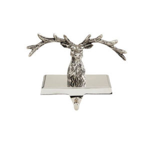 Hot Sale Wood Base Aluminium <b>Top</b> Christmas Stocking Holder For Hanging Decorative Use Xmas Stocking Holder With <b>Silver</b> Tree <b>Top</b> - Product Image 5