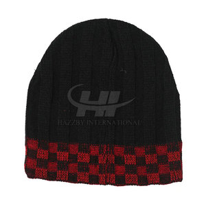 หมวกบีนนี่คุณภาพสูงสำหรับทุกเพศ ผลิตจากผ้าขนสัตว์ 100% พิมพ์ลายดิจิทัล บริการ OEM รับผลิตตามแบบ - Product Image 5