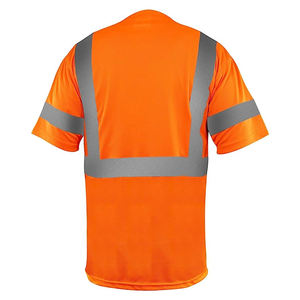 Camisetas de construcción para hombre con tiras reflectantes para mayor seguridad, mayor visibilidad en condiciones de poca luz y niebla, camisetas de manga larga de alta visibilidad. - Product Image 2