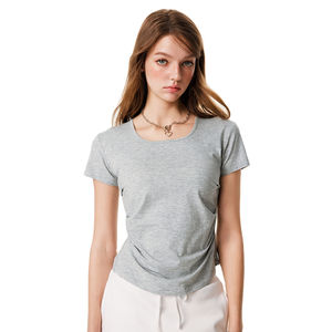 Camiseta Gráfica Extra Grande Personalizada para Mujer, Manga Corta, Ropa Deportiva, Camiseta de Gran Gramaje Personalizada - Product Image 1