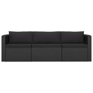 Ensemble de salon de jardin noir - Product Image 6