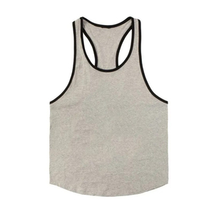 Débardeur sans manches en tricot pour homme, col montant, couleur unie, style décontracté, 100 % polyester respirant, ODM - Product Image 6